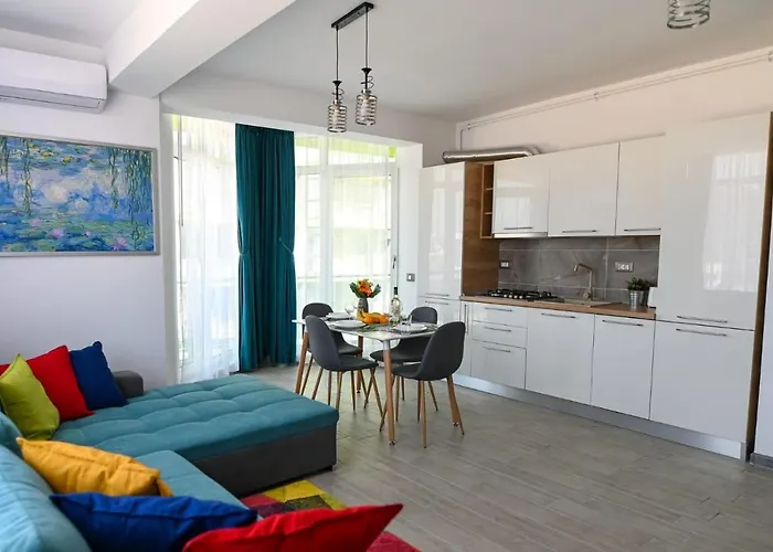 Ally By The Sea & Spa- Mamaia Nord- Private Parking-in Alezzi