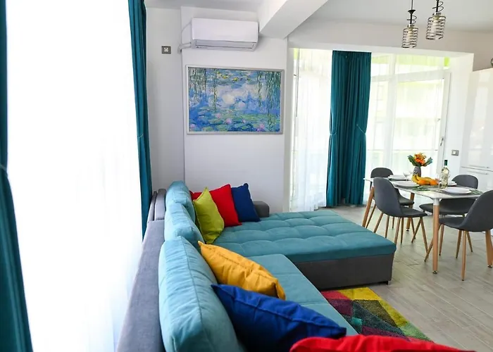 Ally By The Sea & Spa- Mamaia Nord- Private Parking-in Alezzi Appartement *