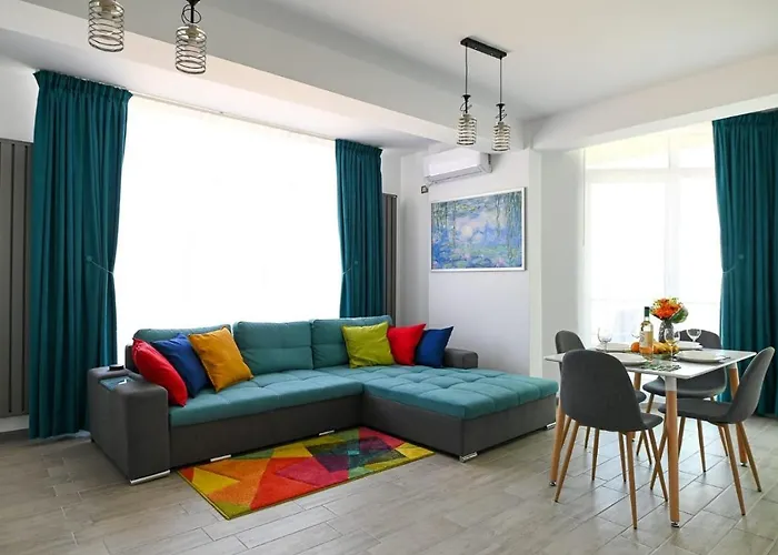 Appartement Ally By The Sea & Spa- Mamaia Nord- Private Parking-in Alezzi *