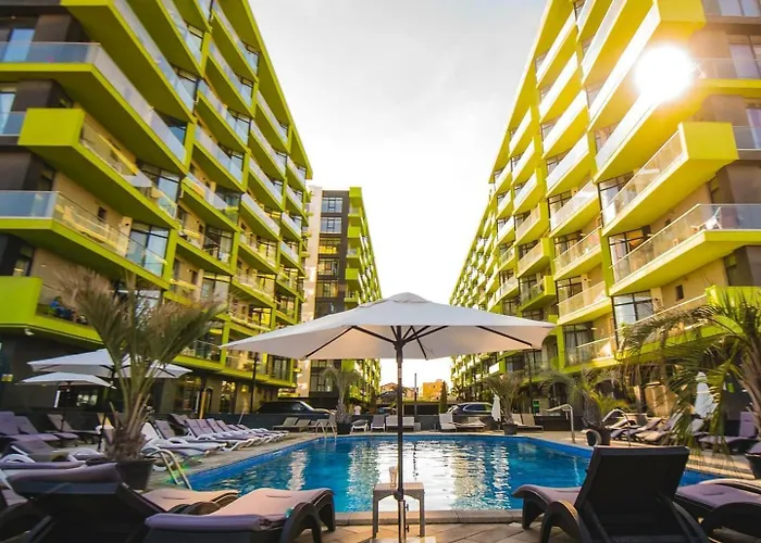 Ally By The Sea & Spa- Mamaia Nord- Private Parking-in Alezzi Appartement